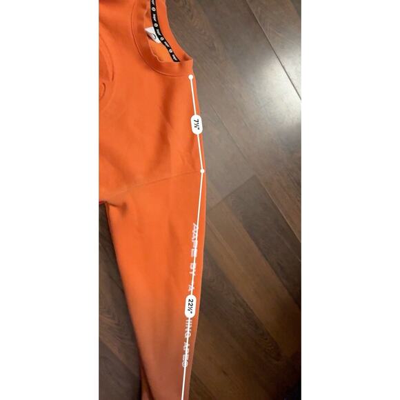 AAPE FANCY CREW NECK SWEATER MENS MEDIUM ORANGE - Picture 16 of 16